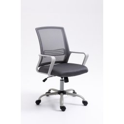 Scaun rotativ birou Activejet YK01, spatar plasa, Gri