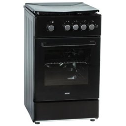 Aragaz pe gaz MPM MPM-56-KGF-21/B, 4 arzatoare, 54 L, protectie impotriva scurgerilor de gaze, Negru