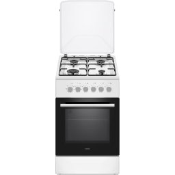 Aragaz pe gaz MPM MPM-56-KGM-04, cuptor electric, 4 arzatoare, 58 L, Alb