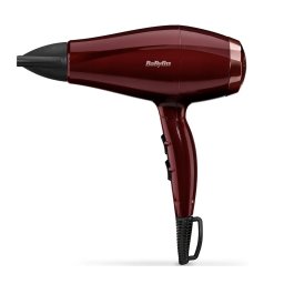 Uscator de par BaByliss 5912PE, 2000 W, 2 viteze, 3 trepte temperatura, Cablu 2.5 m, Rosu