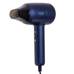 Uscator de par Adler AD 2279b, 1600W, 2 viteze, 2 trpte de temperatura, Albastru