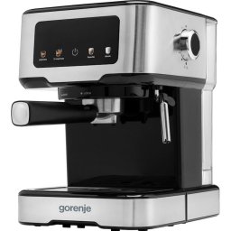 Espressor Manual Gorenje 744796, 1100 W, 15 bar, Touch, Rezervor 1.5 L, Gri