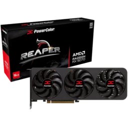 Placa video PowerColor Reaper, AMD Radeon RX 9070 Reaper 16 GB, GDDR6, 256 bit, HDMI, Display Port
