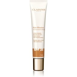 Clarins Skin Illusion Tinted Moisturizer crema tonifianta SPF 25 culoare 06 40 ml