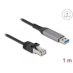 Cablu de retea USB 3.1-A la RJ45 Gigabit LAN 1m, Delock 60755