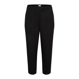 KAFFE CURVE Pantaloni cutați 'KCMerla' negru