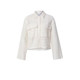 VILA Geacă tricotată 'VIMerinda' crem