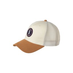 JACK & JONES Șapcă 'JACDEFT' maro pueblo / alb