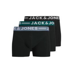 JACK & JONES Boxeri 'Sense' albastru deschis / verde închis / negru / alb