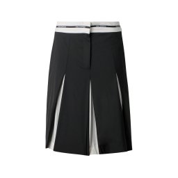 Karl Lagerfeld Fustă negru / alb