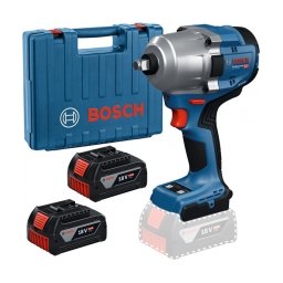 Bosch - GDS 18V-780 - Masina de insurubat cu impact cu 2 acumulatori si incarcator, Li-Ion, 18 V, 5 Ah, patrat 1/2 inch, 780 Nm, -, valiza plastic