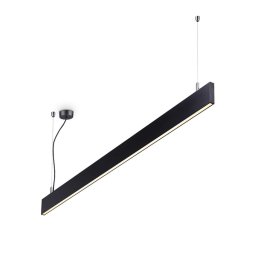 Suspensie Linus 241975 neagră, L:120 cm, 34W LED, 3000K - lumina caldă, 3850 lumeni