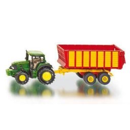 Siku series 16 tractor John Deere with silage trailer