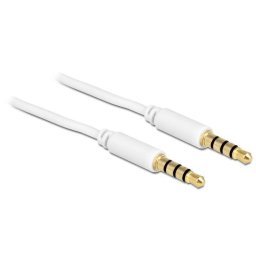 Accesorii Audio Hi-Fi Delock Cable Stereo Jack 3.5 mm 4 pin male > male 2 m, white