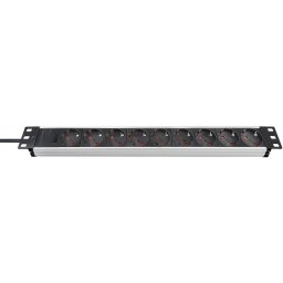 Prelungitor Brennenstuhl Alu-Line 19 inches - 2m - 9x