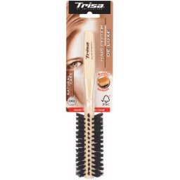 Perie pentru par Trisa De Luxe Styling Small cu par natural de mistret, Cod 629090