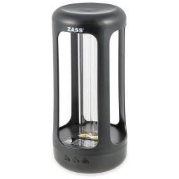Lampi-UV Lampa germicida cu lumina UV Zass ZUVS 01, 20 W, rata de sterilizare 99.99%, culoare neagra
