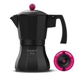 Espressoare pentru aragaz Espressor de cafea Taurus BLACK MOMENTS KCP9003I,3cesti
