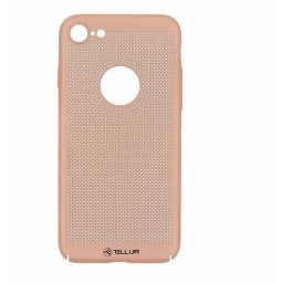 Husa Carcasa Tellur Heat Dissipation pentru iPhone 8, Roz Auriu