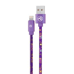 Cablu Graffiti Tellur USB to Lightning, 3A, 1m, mov