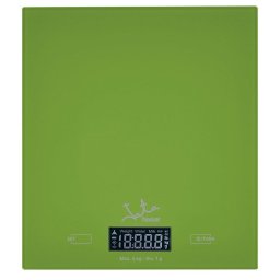 Cantar de bucatarie 729/V Green Platformă din Sticlă – Design Minimalist, Capacitate 5 kg, Precizie 1 g și Control Tactil