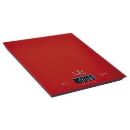 Cantar de bucatarie 729/R Red Platformă din Sticlă – Design Minimalist, Capacitate 5 kg, Precizie 1 g și Control Tactil
