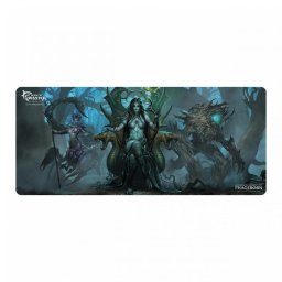 Mousepad Vestige, 80x35cm, Negru/Albastru