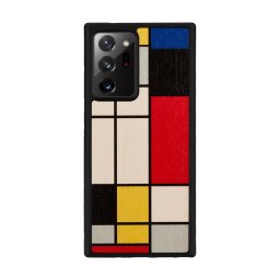 Husa MAN&WOOD case for Galaxy Note 20 Ultra mondrian wood black