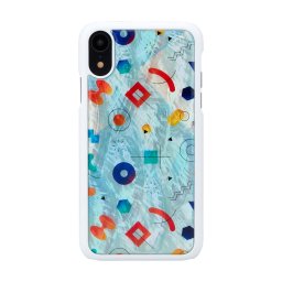 Husa iKins SmartPhone case iPhone XR poppin rock white