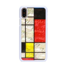 Husa iKins SmartPhone case iPhone XS/S mondrian white