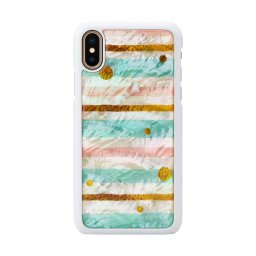 Husa iKins SmartPhone case iPhone XS/S pop mint white