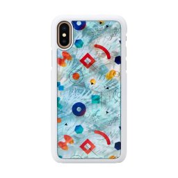 Husa iKins SmartPhone case iPhone XS/S poppin rock white
