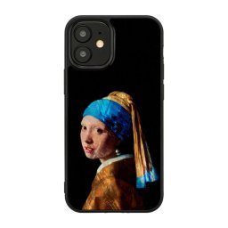 Husa iKins case for Apple iPhone 12 mini girl with a pearl earring