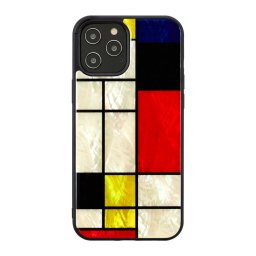 Husa iKins case for Apple iPhone 12 Pro Max mondrian black
