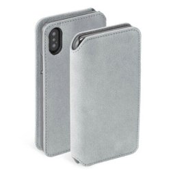 Husa Krusell Broby 4 Card SlimWallet Apple iPhone XS light grey