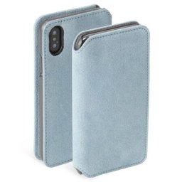 Husa Krusell Broby 4 Card SlimWallet Apple iPhone XS blue