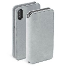 Husa Krusell Broby 4 Card SlimWallet Apple iPhone XS Max light grey