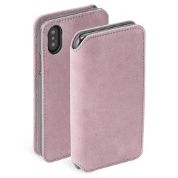 Husa Krusell Broby 4 Card SlimWallet Apple iPhone XS Max pink