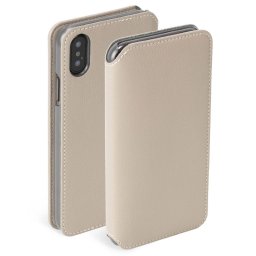 Husa Krusell Pixbo 4 Card SlimWallet Apple iPhone XS Max beige