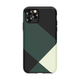 Husa Devia simple style grid case iPhone 11 Pro Max green
