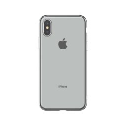 Husa Devia Glitter soft case (TPU) iPhone XS Max (6.5) silver