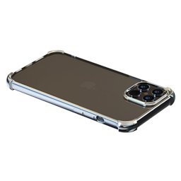 Husa Devia Glitter shockproof soft case iPhone 12 Pro Max silver