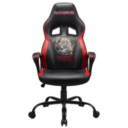 Scaun Gaming Iron Maiden, Piele sintetica, Negru