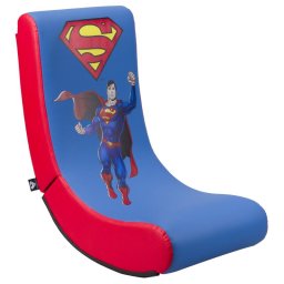 Scaun Gaming Junior RockNSeat Superman, Piele sintetica
