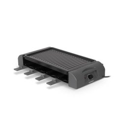 Gratar electric THRG98A,Negru,Funcție 2 în 1 raclette + grătar,Termostat reglabil pana la 210°C,1400 W