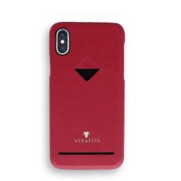 Husa VixFox Card Slot Back Shell for Iphone X/XS ruby red