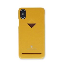 Husa VixFox Card Slot Back Shell for Iphone XR mustard yellow