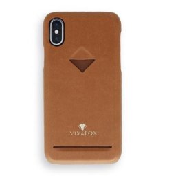 Husa VixFox Card Slot Back Shell for Samsung S9 caramel brown