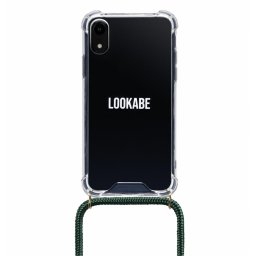 Husa Lookabe Necklace iPhone Xr gold green loo014