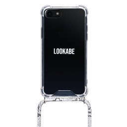 Husa Lookabe Necklace Snake Edition iPhone Xr silver snake loo019